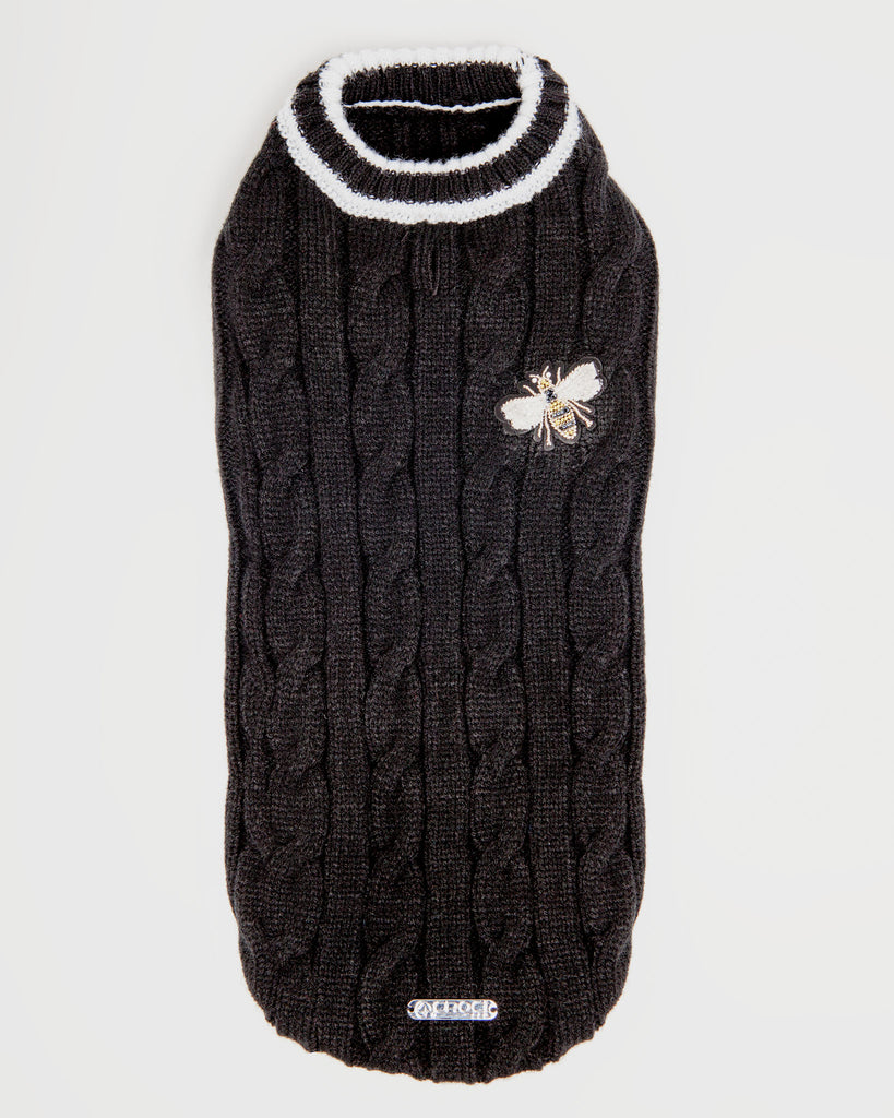 Black Bee Cable Sweater (FINAL SALE) Wear CROCI   