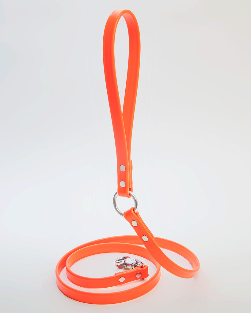 City Leash in Neon Orange Leash DOG & CO. COLLECTION   