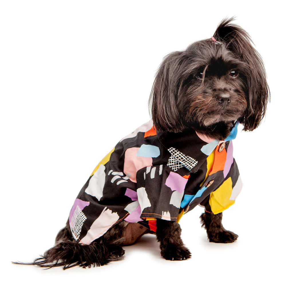 DOG THREADS | Modern Abstract Shirt in Black Apparel Dog Threads   