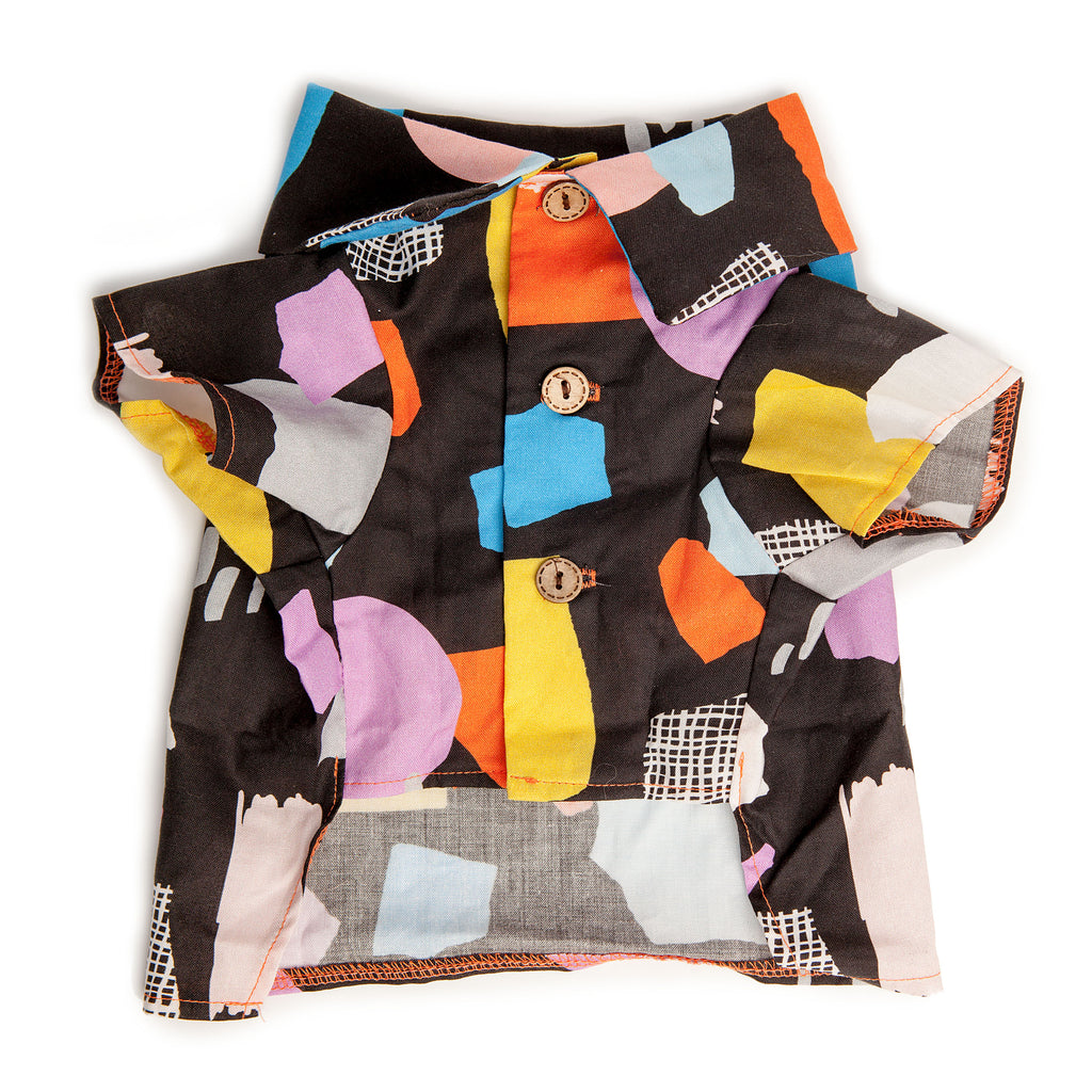 DOG THREADS | Modern Abstract Shirt in Black Apparel Dog Threads   
