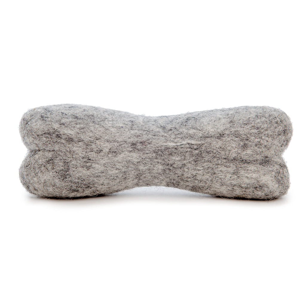 FIBRES OF LIFE | Felted Wool Dog Bone toy FIBRES OF LIFE   