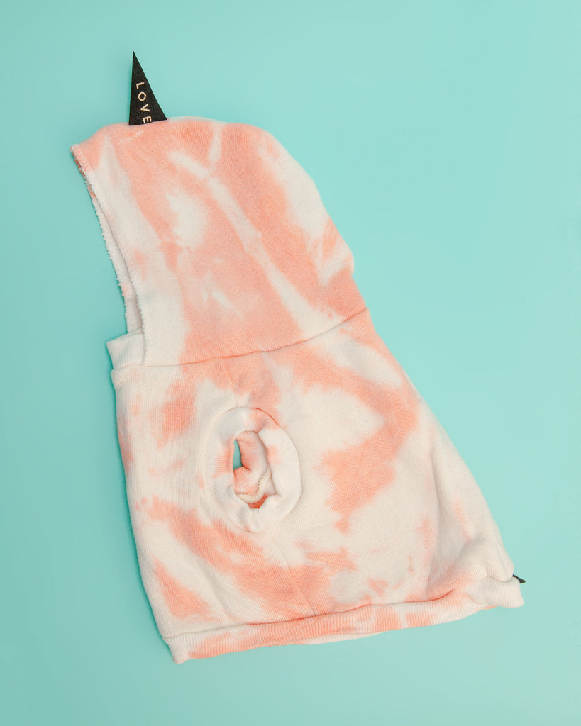 Studio Splatter Dog Sweatshirt in Peach Wear FOUND MY ANIMAL   