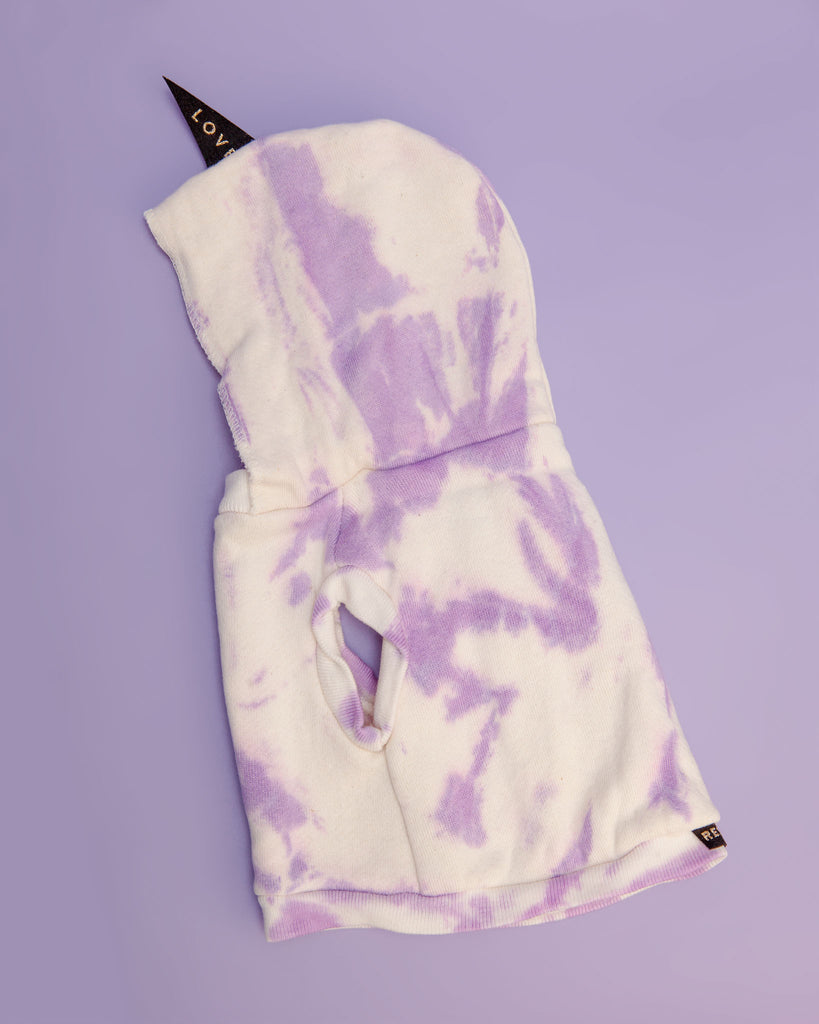 Studio Splatter Dog Sweatshirt in Wisteria (FINAL SALE) Wear FOUND MY ANIMAL   