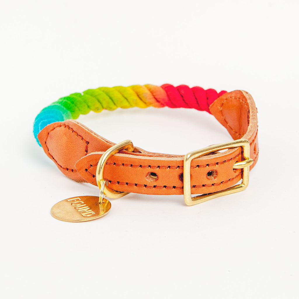 Rope Collar in Prismatic (FINAL SALE) WALK FOUND MY ANIMAL   