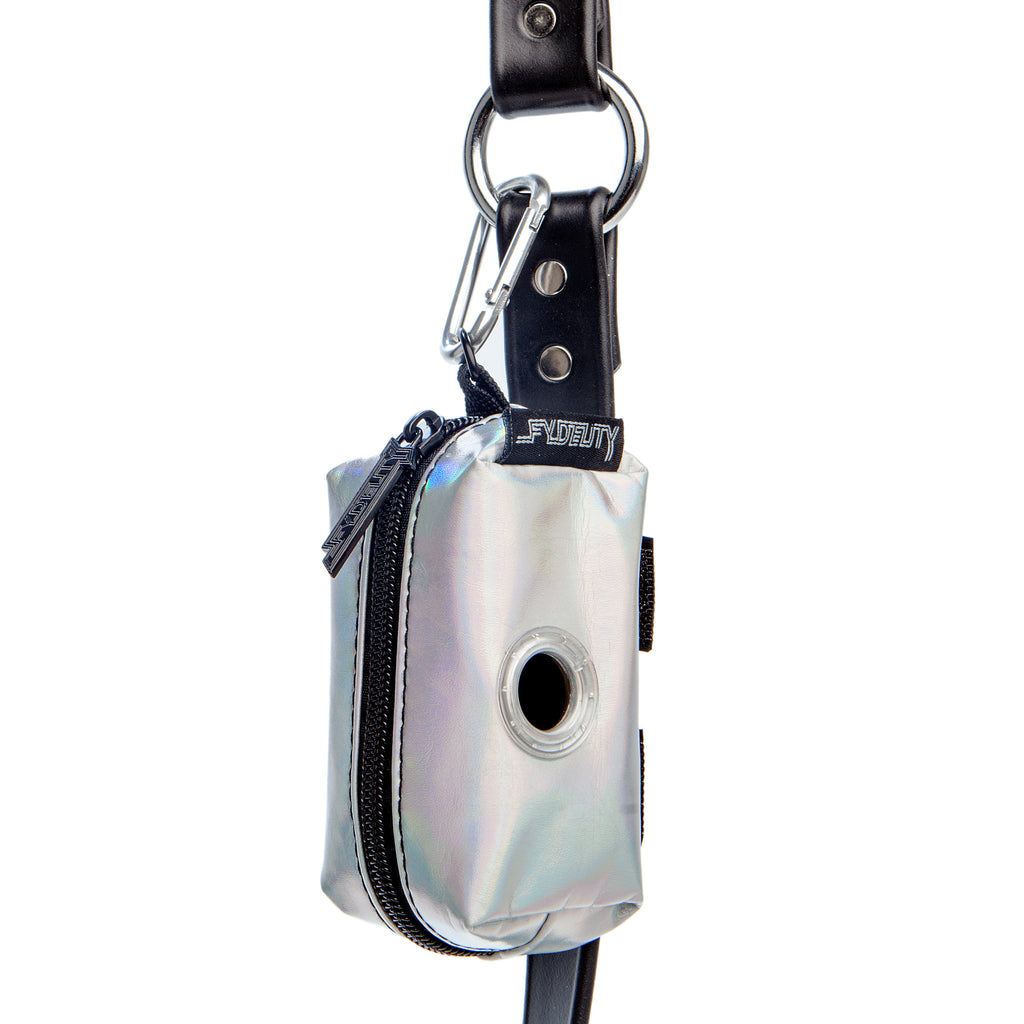 FYDELITY | Poopy Cute Poop Bag Holder in Moonraker Silver Add-Ons FYDELITY   