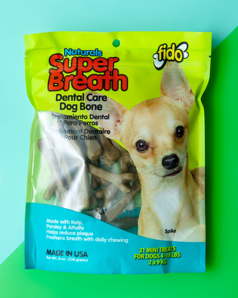 Super Breath Dental Care Dog Chew Bones Eat FIDO   