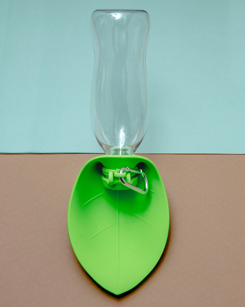 Folding Leaf Travel Dog Bottle WALK COOL PUP   