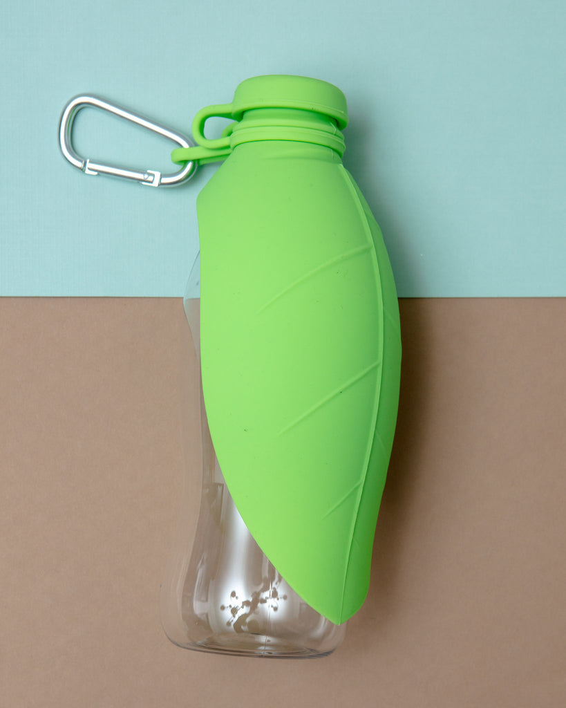 Folding Leaf Travel Dog Bottle WALK COOL PUP   