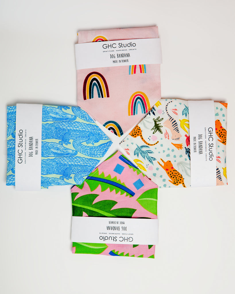 Rainbow Bandana Accessories GHC STUDIO   