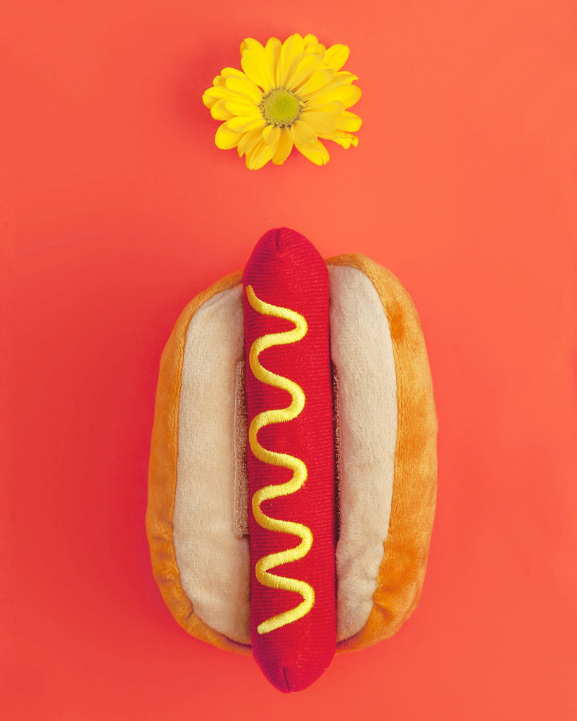 American Classic Hot Dog Plush Toy Play P.L.A.Y.   