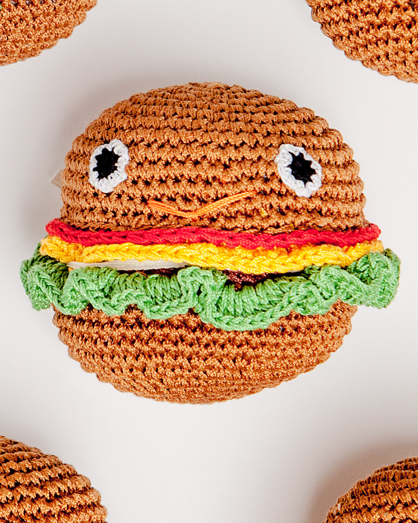 Hamburger Organic Knit Toy Play KNIT KNACKS   