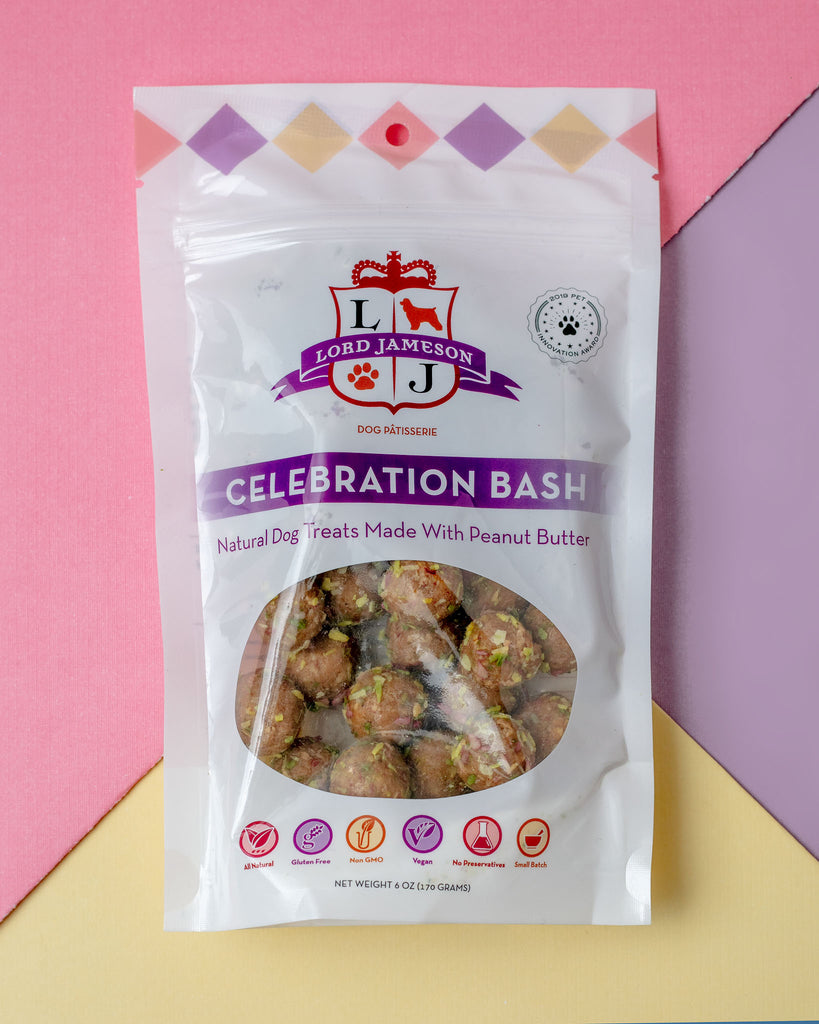 Celebration Bash Organic Dog Treats (Made in the USA) Eat LORD JAMESON   