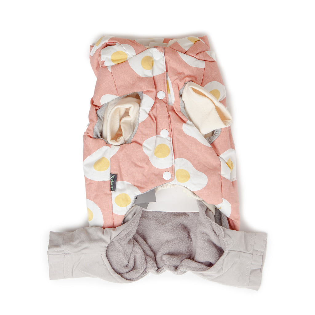 MORNING BABY | Eggs Up Puffer Jacket + Onesie Apparel MORNING BABY   