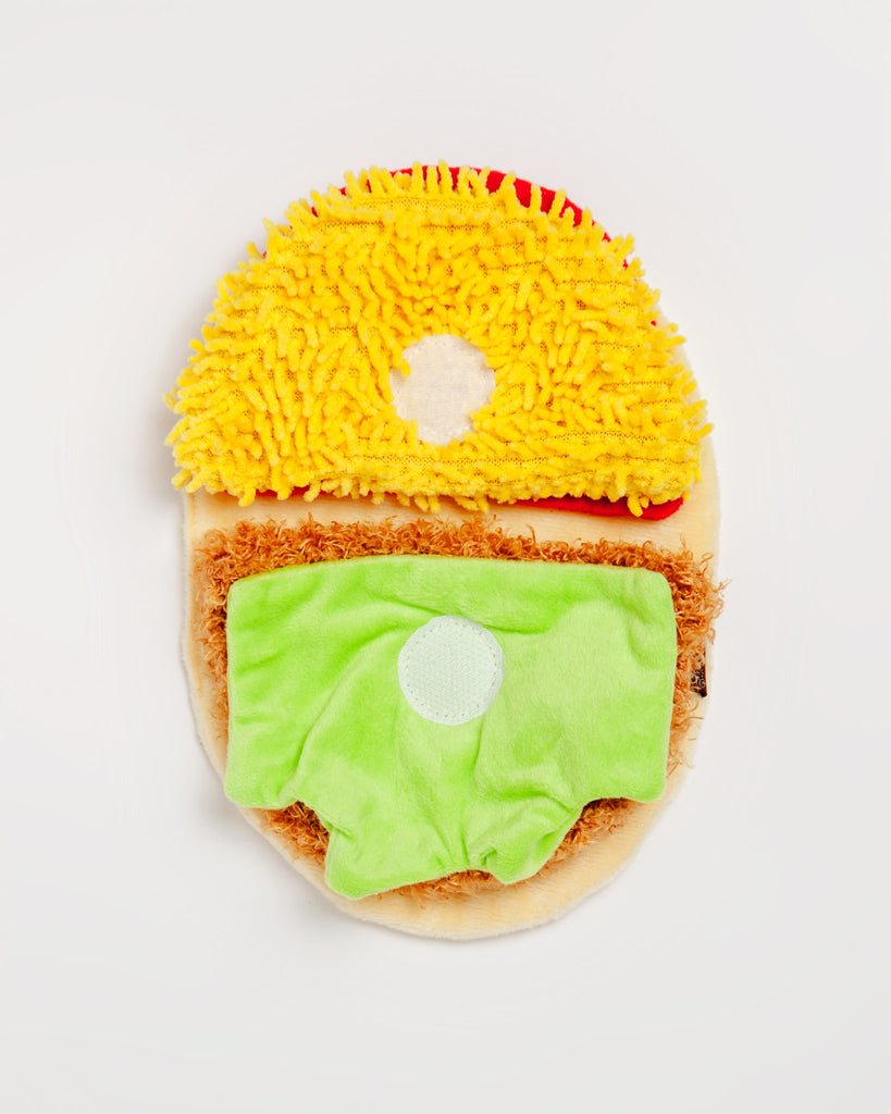 Plush Taco Crinkle & Squeak Dog Toy Play P.L.A.Y.   