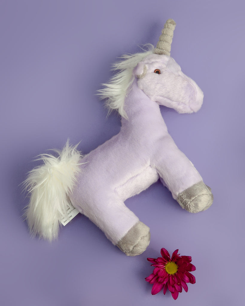 Violet Unicorn Plush Dog Toy Toys FLUFF & TUFF   