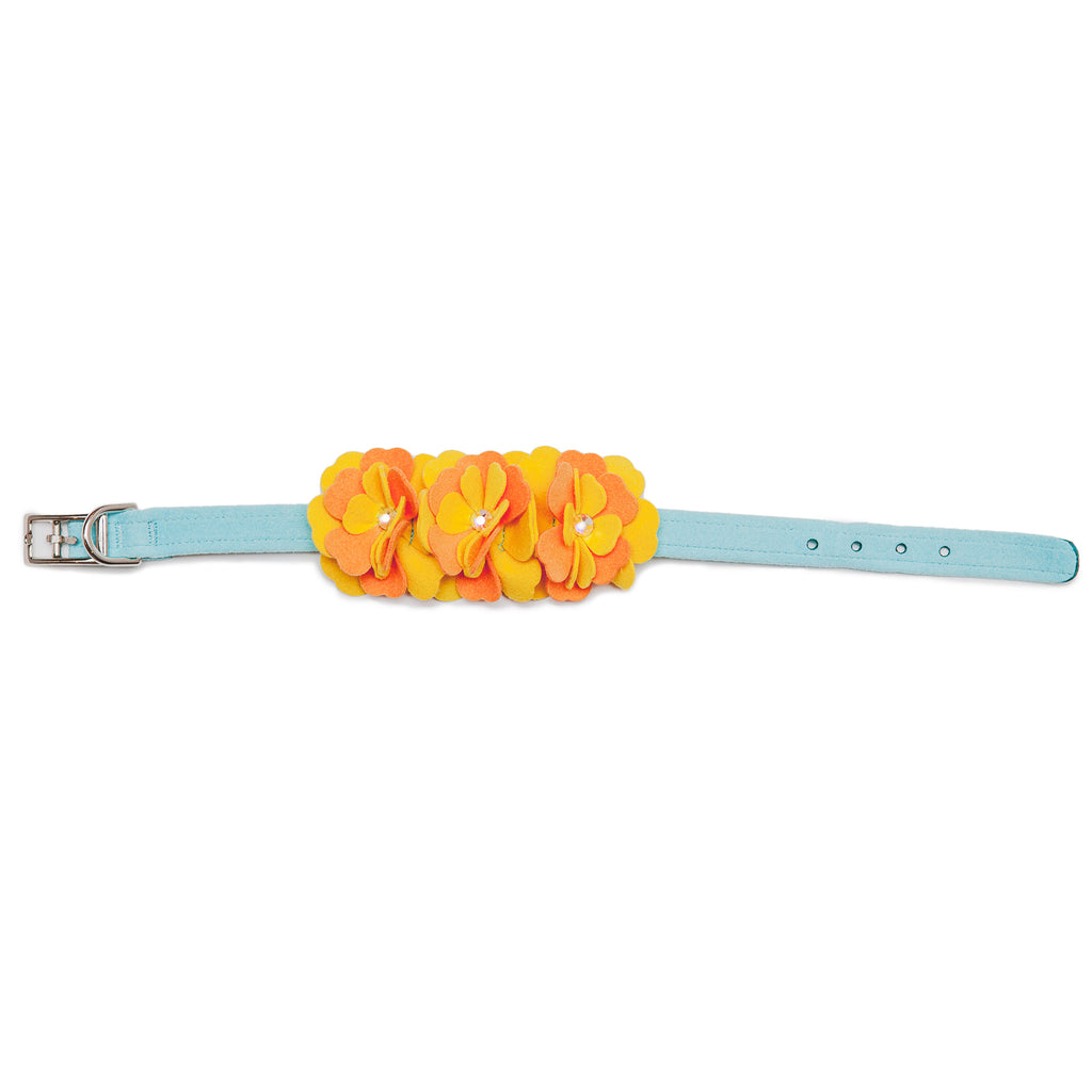 SUSAN LANCI | Darla Flower Swarovski Collar Collar SUSAN LANCI DESIGNS   