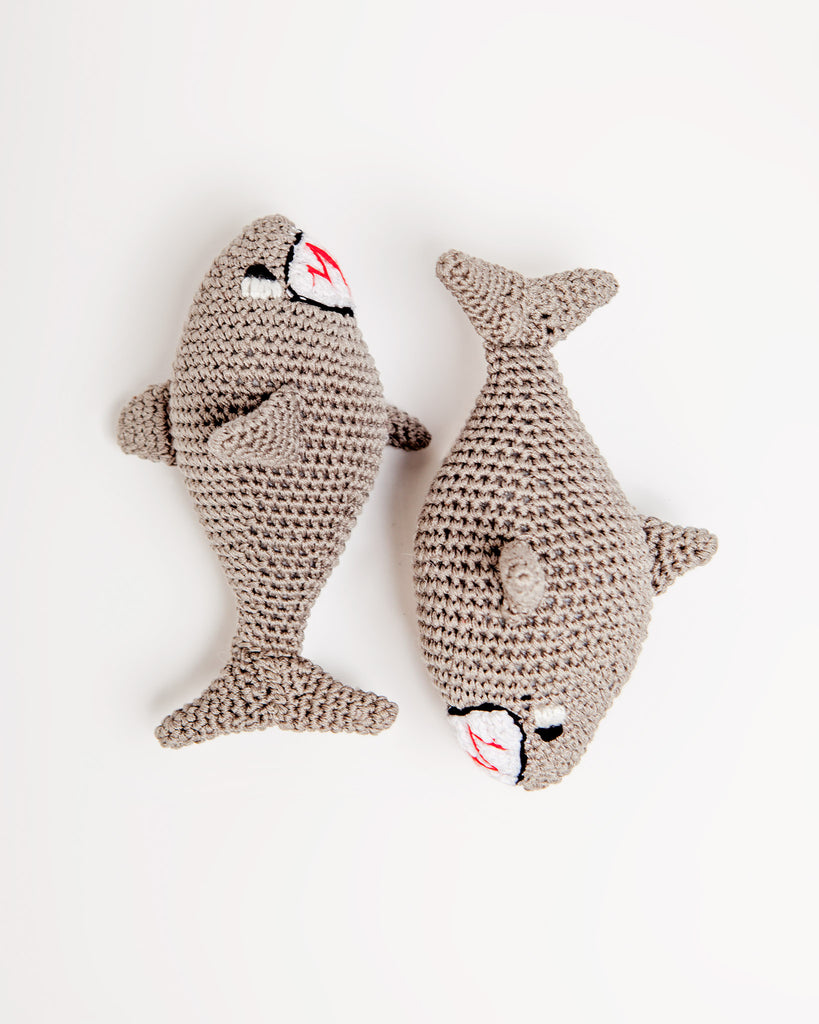 DOGO | Shark Squeaky Toy Play DOGO   