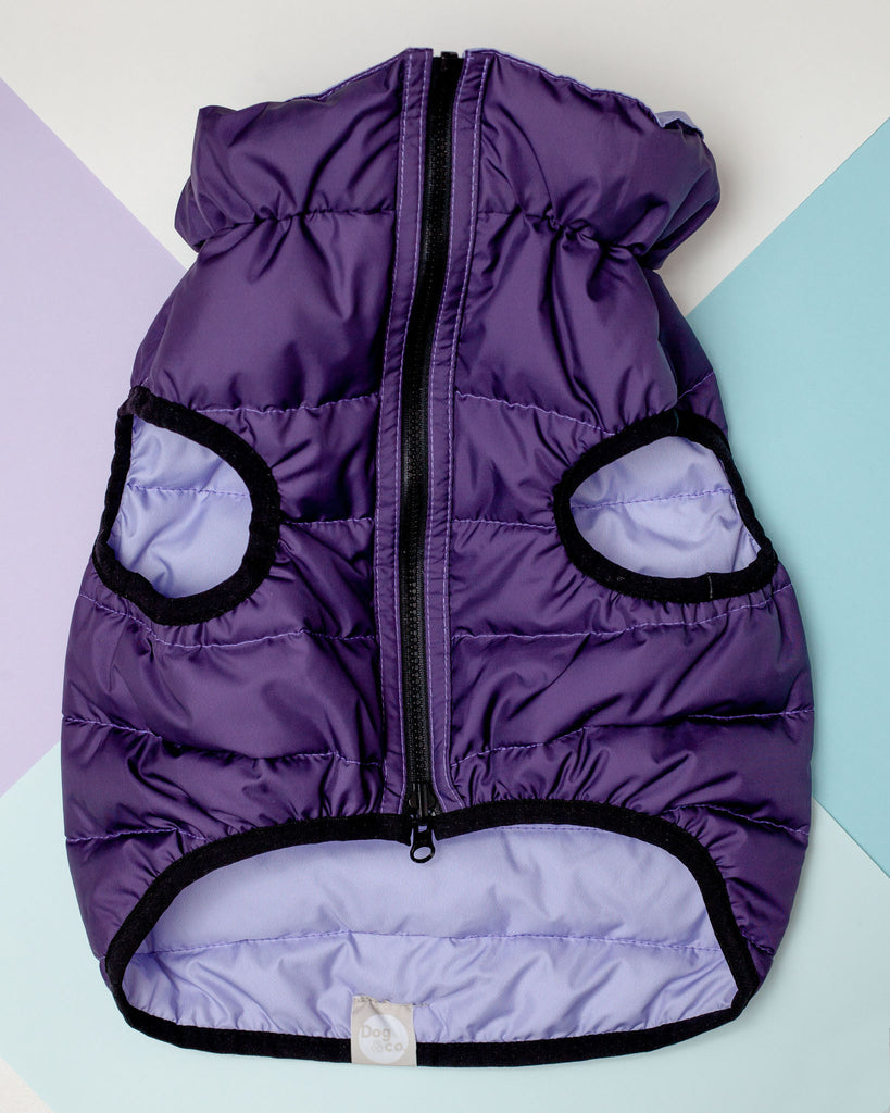 Reversible AiryVest in Plum + Lilac (DOG & CO. Exclusive) (FINAL SALE) Wear AIRYVEST for DOG & CO.   