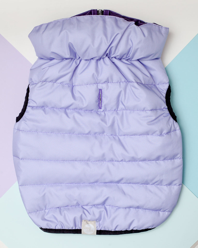 Reversible AiryVest in Plum + Lilac (DOG & CO. Exclusive) (FINAL SALE) Wear AIRYVEST for DOG & CO.   