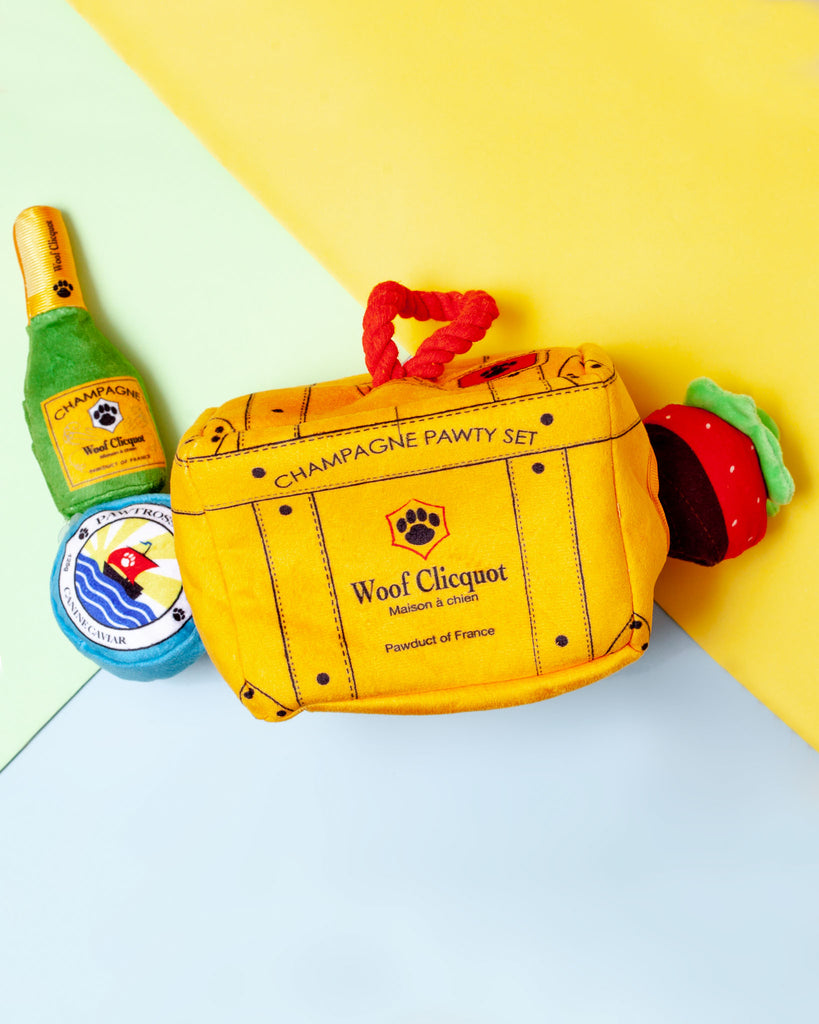 Woof Clicquot Interactive Toy Pawty Set Play HAUTE DIGGITY DOG   