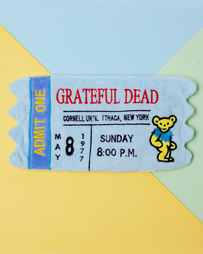 Grateful Dead Concert Ticket Plush Toy Play FAB DOG   
