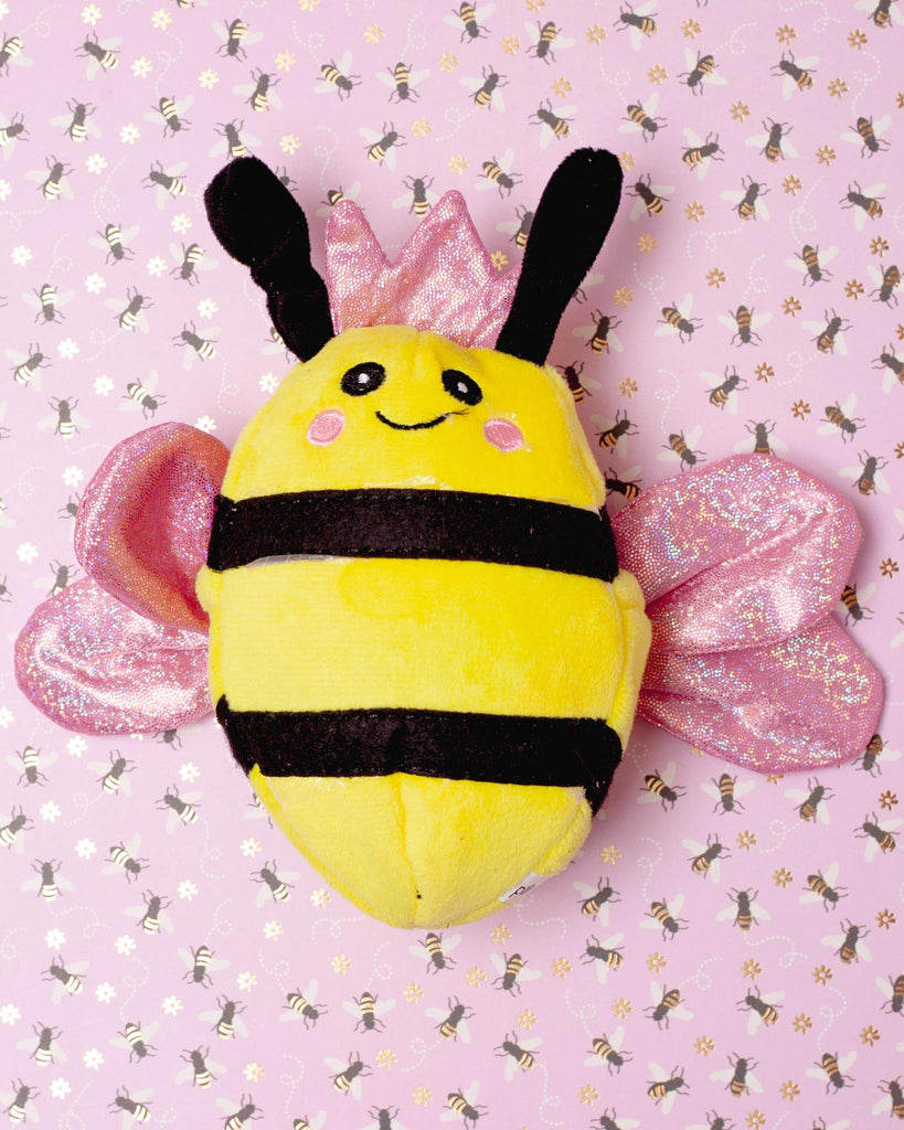 2-in-1 Queen Bee + Baby Bee Squeaky Dog Toy (FINAL SALE) Play PATCHWORK PET   