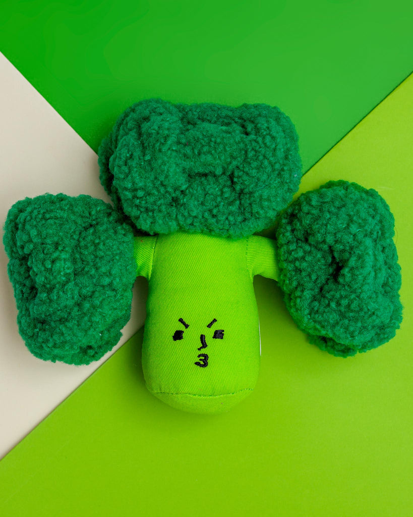 Broccoli Nosework Dog Toy Play THE FURRY FOLKS   