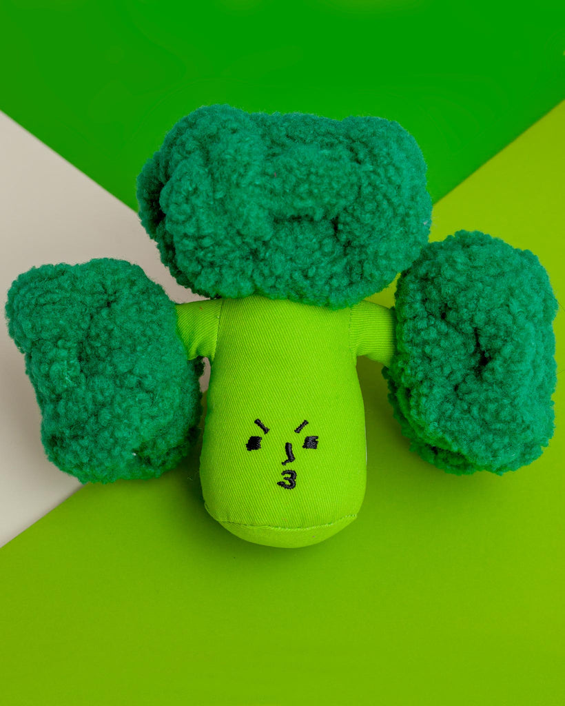 Broccoli Nosework Dog Toy Play THE FURRY FOLKS   