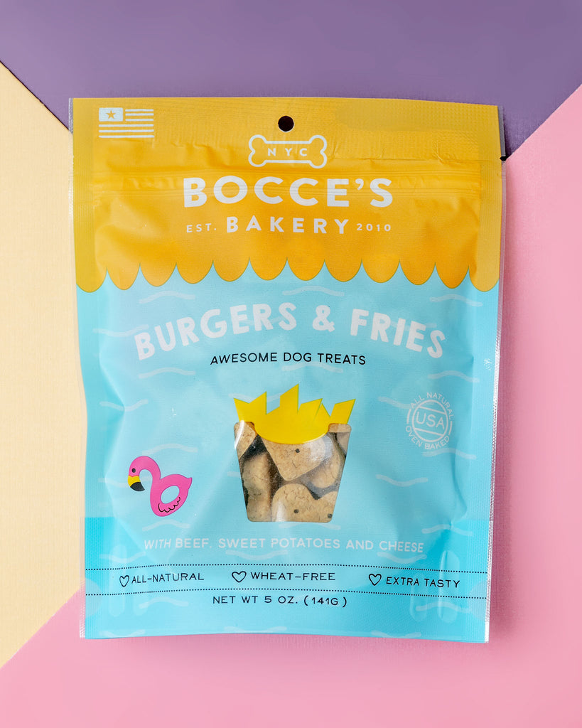 Burgers & Fries Dog Treats (FINAL SALE) Eat BOCCE'S BAKERY   