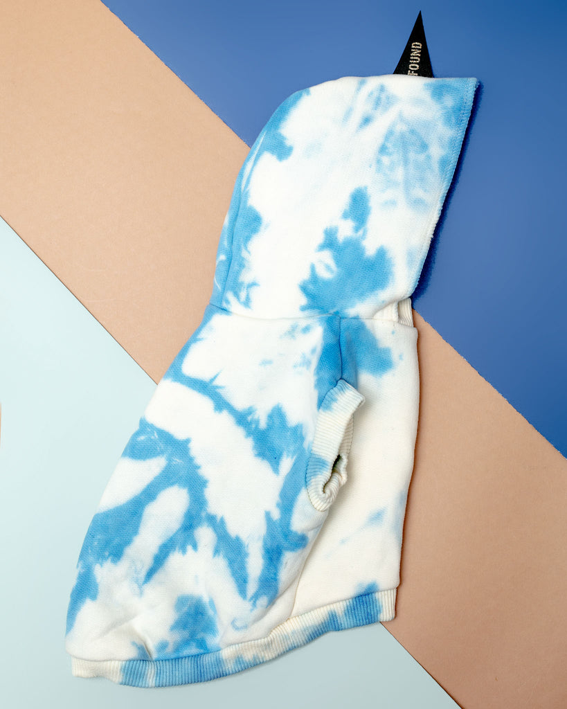 Studio Splatter Dog Sweatshirt in Basic Blue (CLEARANCE) Wear FOUND MY ANIMAL   