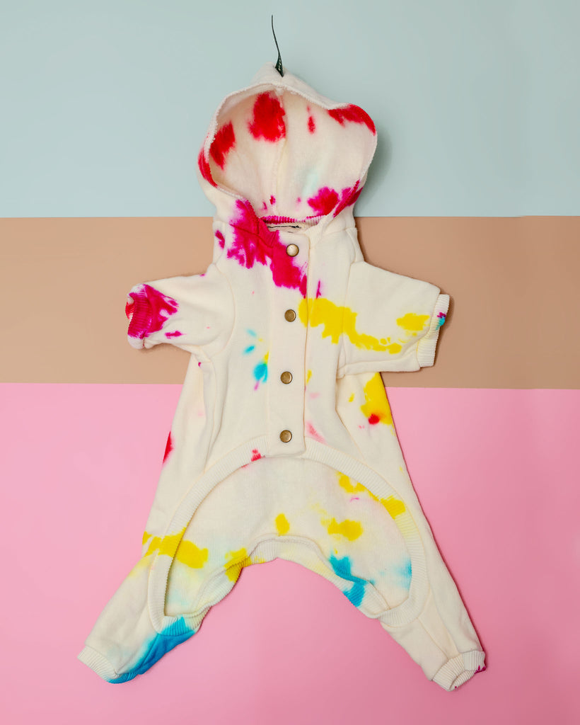 Studio Splatter Dog Onesie in Prismatic << FINAL SALE >> Wear FOUND MY ANIMAL   