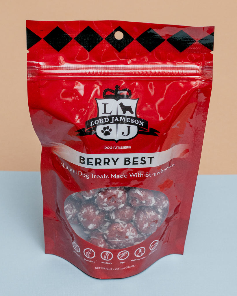 Berry Best Organic Dog Treats (Made in the USA) Eat LORD JAMESON   