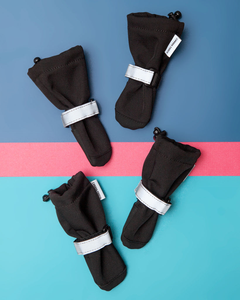 Soft Shield Dog Boots in Black Wear CANADA POOCH   