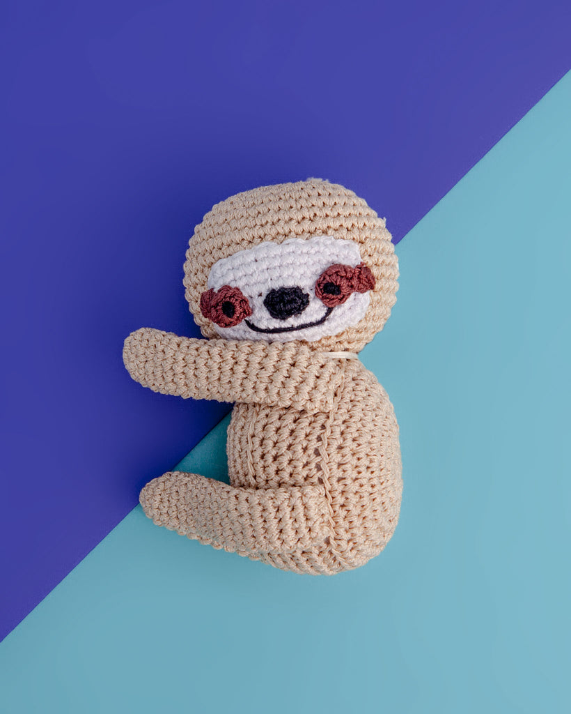 Baby Sloth Organic Knit Dog Toy Toys KNIT KNACKS   