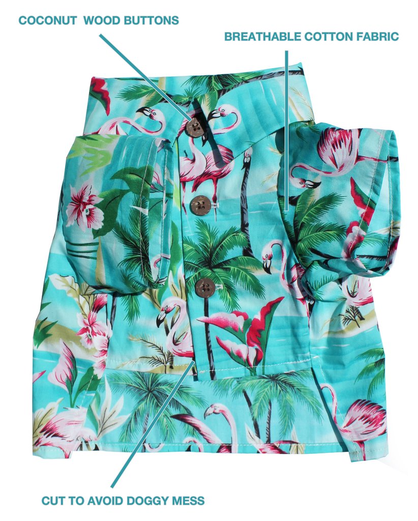 DOG THREADS | Flamingo Fresh BBQ Shirt Apparel DOG THREADS   