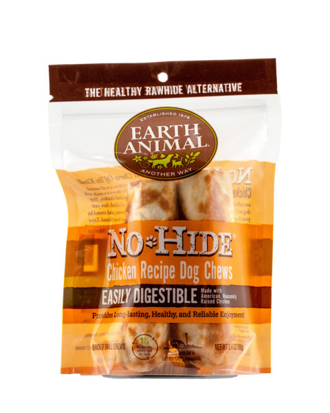 No-Hide Wholesome Dog Chew in Chicken Eat EARTH ANIMAL   