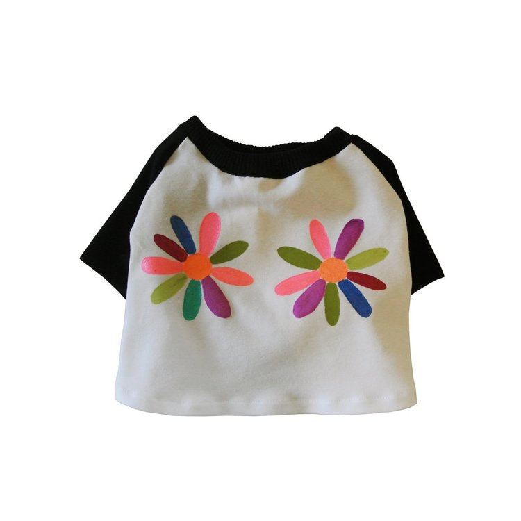 EYE OF DOG | Flower Crop Top T-Shirt Apparel EYE OF DOG   