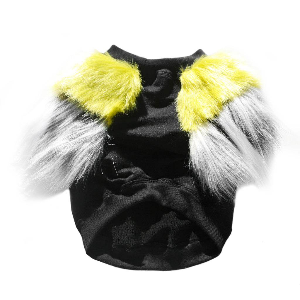 EYE OF DOG | Acid Lime Faux Fur Top Apparel EYE OF DOG   