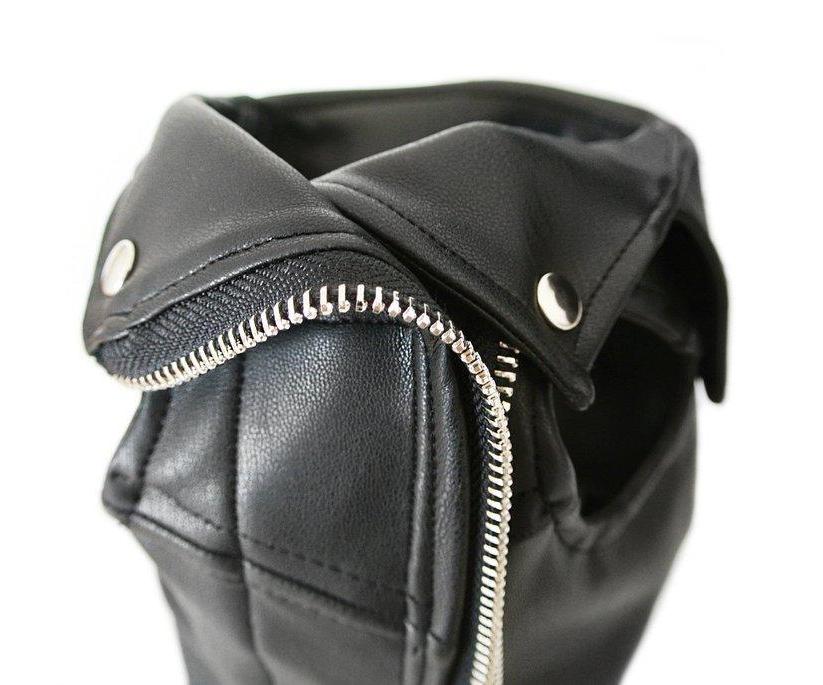 Vegan Leather Moto Vest for Dogs Wear EYE OF DOG   