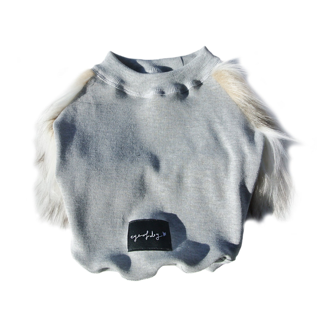 EYE OF DOG | Faux Fur Sweatshirt Apparel EYE OF DOG   