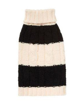 Fisherman Cable Striped Dog Sweater (FINAL SALE) Wear FAB DOG   