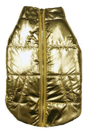 FAB DOG | Metallic Puffer Coat in Gold (BIG DOG SALE) Coats & Jackets FAB DOG   