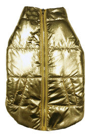 FAB DOG | Metallic Puffer Coat in Gold (BIG DOG SALE) Coats & Jackets FAB DOG   