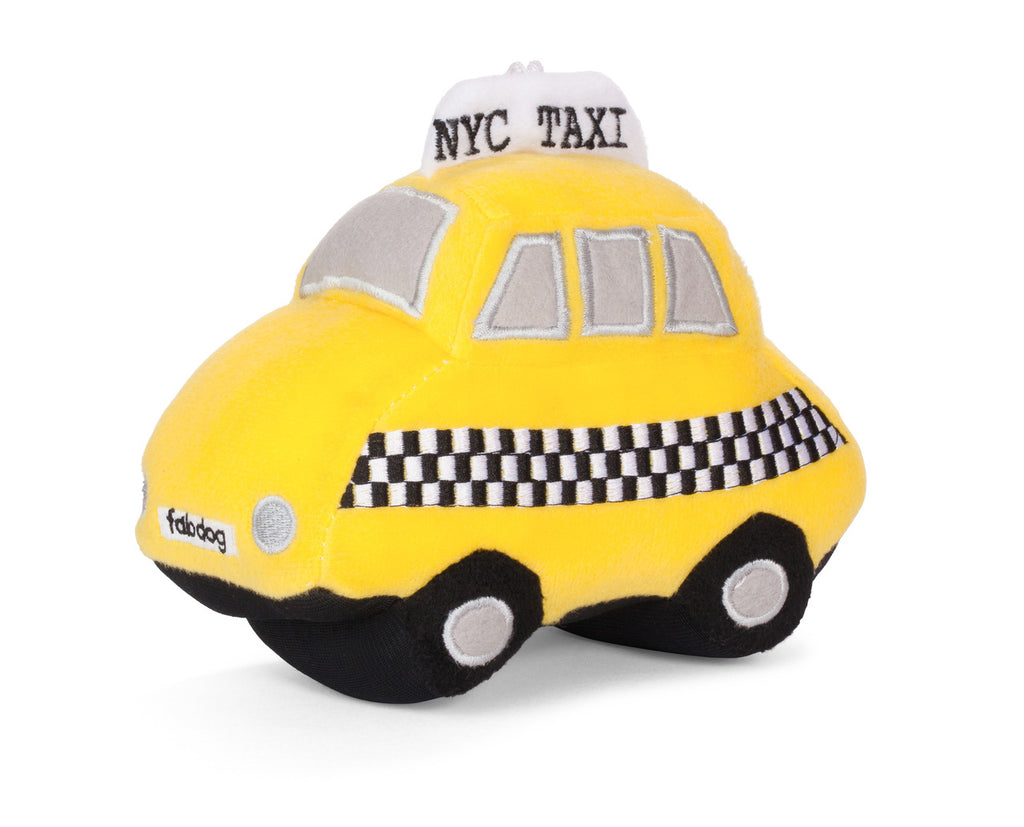 NYC Taxi Plush Dog Toy Play FAB DOG   