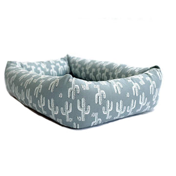 FITZ & FELLOW | Bolster Bed in Cactus Print Bed FITZ & FELLOW   