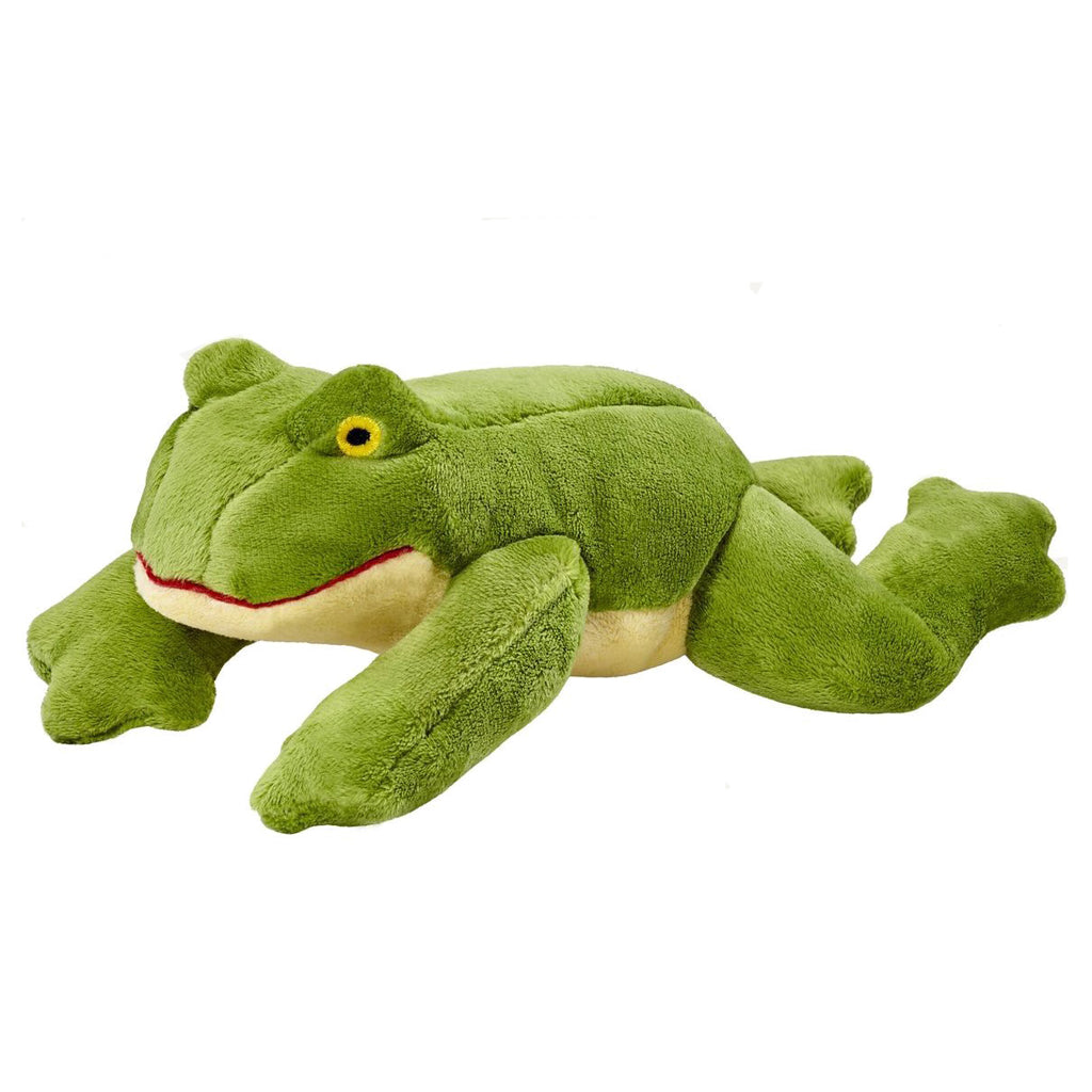 Olive Frog Squeaky Plush Dog Toy Play FLUFF & TUFF   