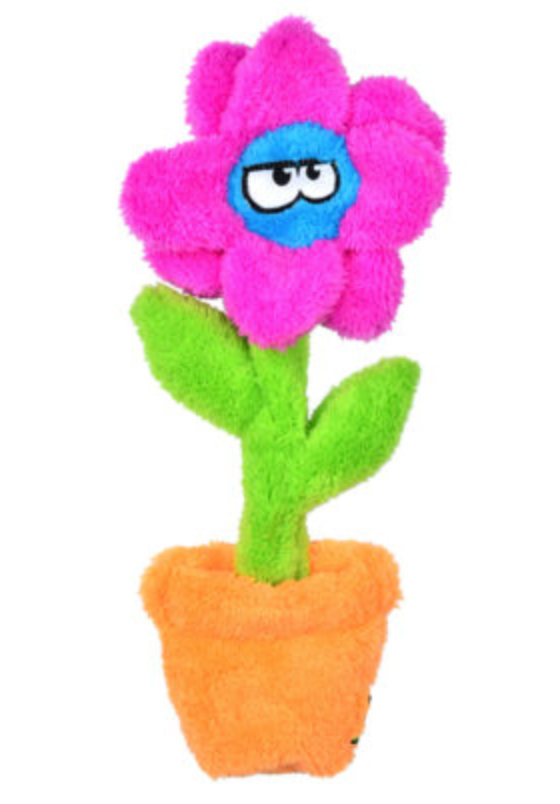 Pretty Potted Flower Unstuffed Dog Toy (Made in the USA) << FINAL SALE >> Play CYCLE DOG   