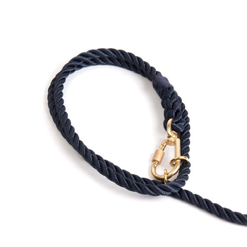Adjustable Rope Lead in Navy WALK FOUND MY ANIMAL   