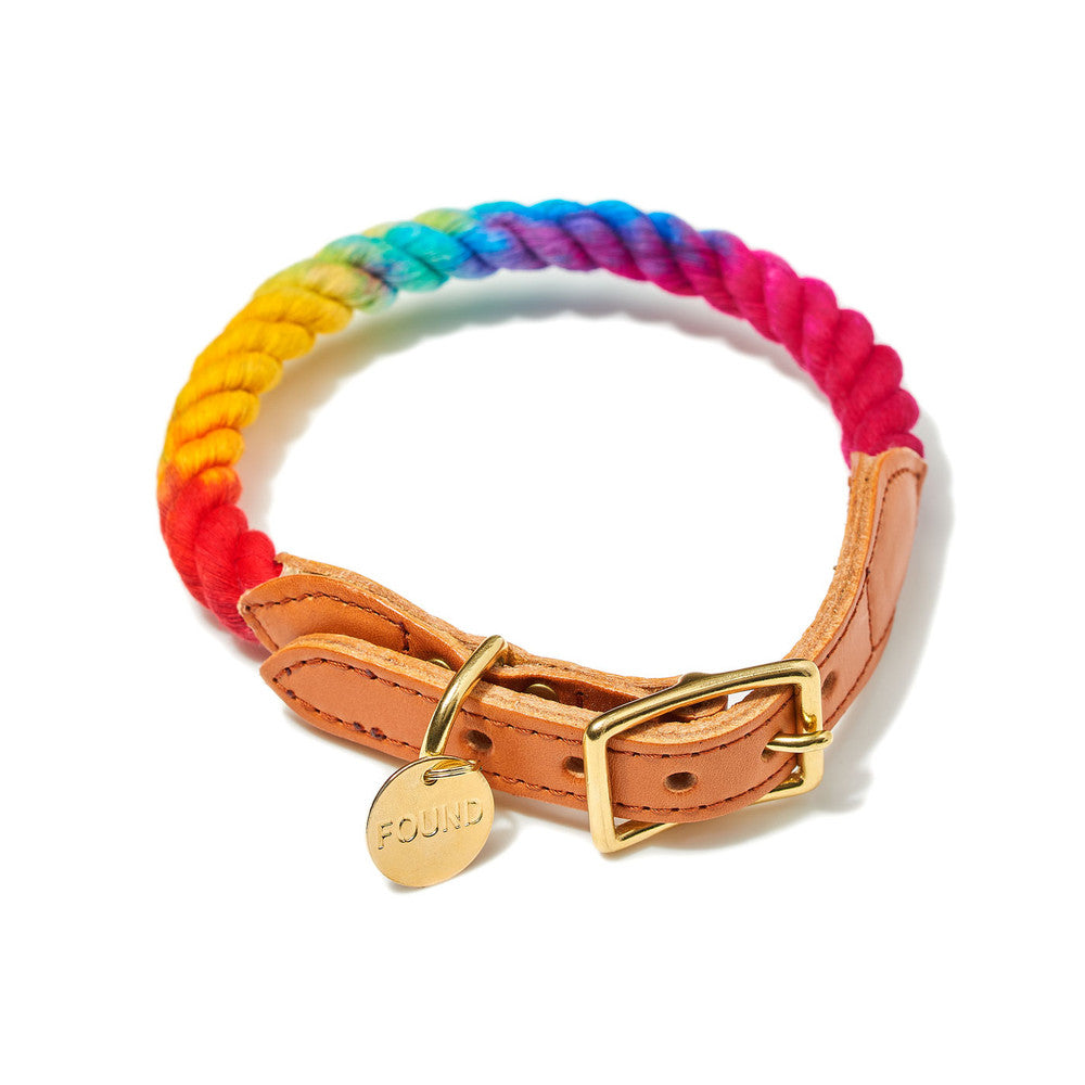 Rope Collar in Prismatic (FINAL SALE) WALK FOUND MY ANIMAL   