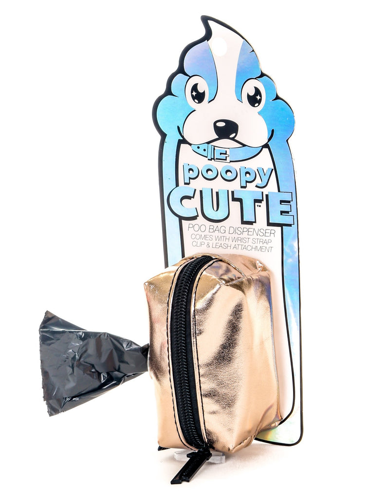 FYDELITY | Poopy Cute Poop Bag Holder in Rose Gold Add-Ons FYDELITY   